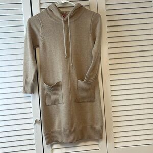 Girls tan sweater dress